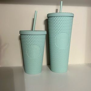 BNWT Mint Studded Starbucks Tumblr Set